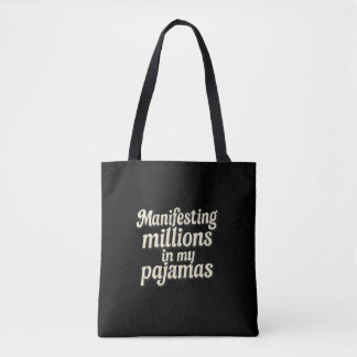 Tote Bag L'humeur milliardaire à Pyjama