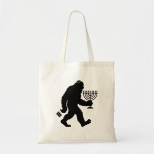 Tote Bag L'Humour juif Bigfoot Hanoukka Chanukah Hilarié