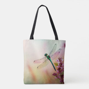 Tote Bag libellule au printemps