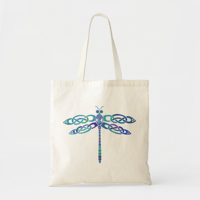 Tote Bag Libellule celtique (Devant)