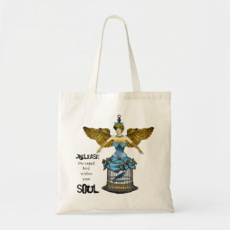 Tote Bag Libérez l'oiseau mis en cage dans votre âme