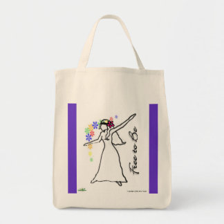 Tote Bag Libérez pour être : Flowerchild