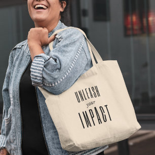 Tote Bag Libérez votre impact avec la motivation du style