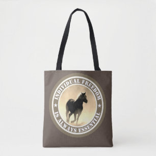 Tote Bag Liberté individuelle (cheval) Fourre-tout