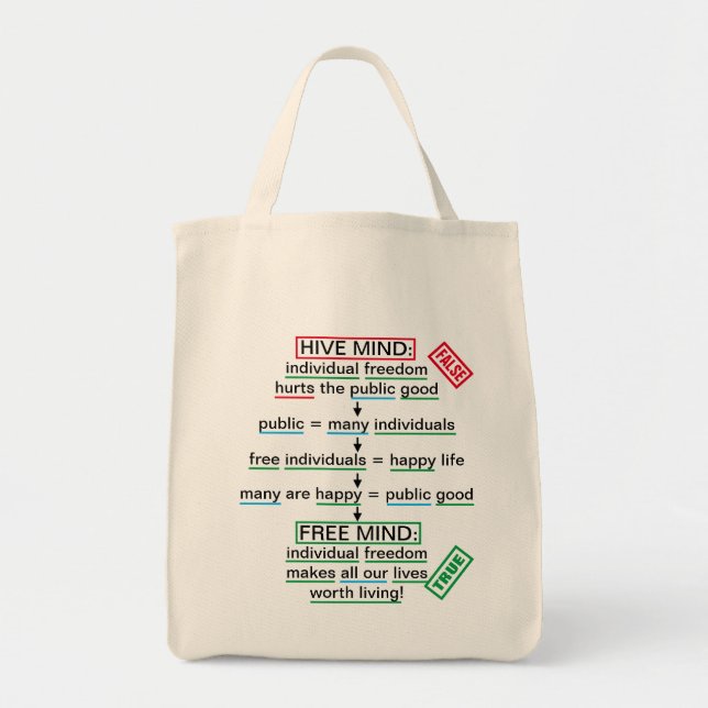 Tote Bag Liberté - Prestations publiques (Devant)