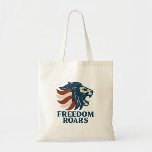 Tote Bag Liberté Rugit Lion Patriotique