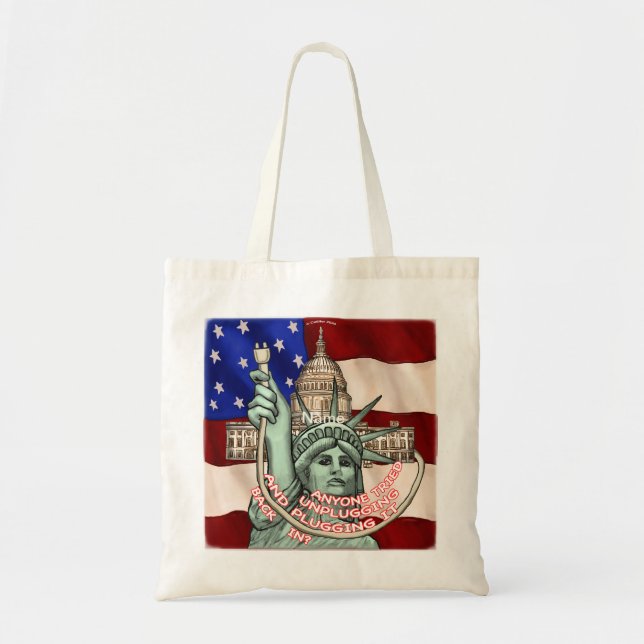 Tote Bag Liberté Unplug USA (Devant)