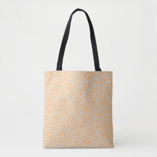 Tote Bag Liberty petites fleurs blanches saumon
