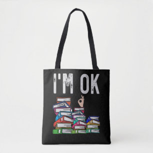 Tote Bag Librairie Lecteur de livre amusant Louveur de livr