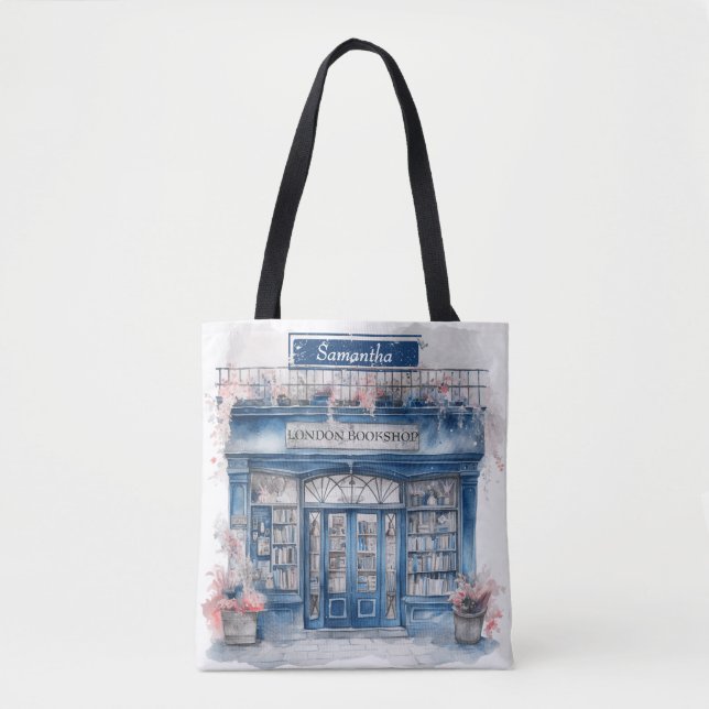 Tote Bag Librairie Vintage personnalisée (Devant)