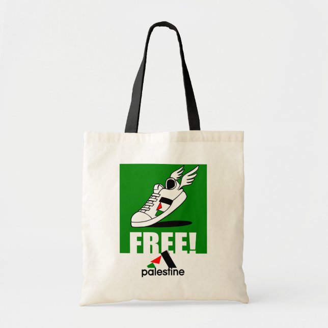 Tote Bag Libre ! La Palestine (Devant)