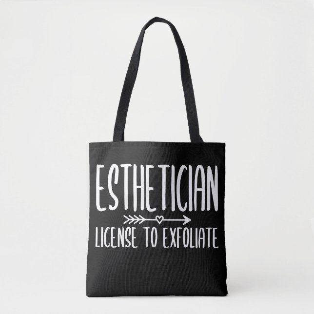 Tote Bag Licence Amusante Esthétique Pour Exfolier (Devant)