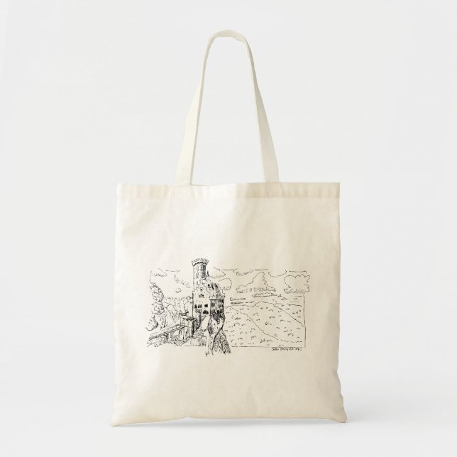 Tote Bag Lichtenstein Castle (Devant)