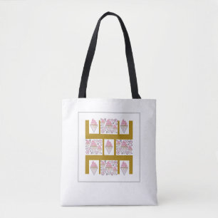 Tote Bag Licorice Irrésistible de glace en Caramel Fourre-t