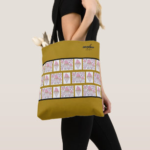 Tote Bag Licorice Irrésistible de glace en Caramel Fourre-t