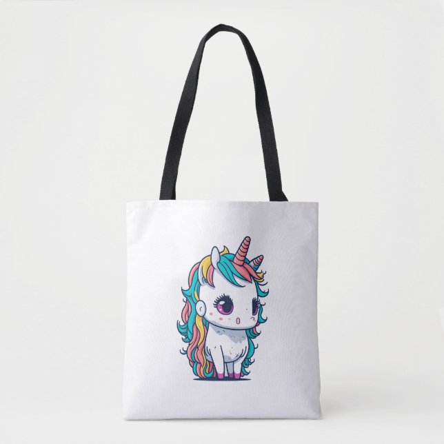 Tote Bag licorne 1 mignonne (Devant)
