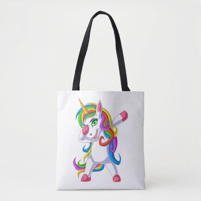 Tote Bag licorne dabbing (Devant)