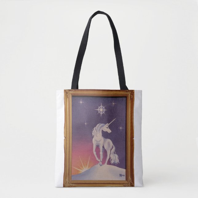 Tote Bag Licorne de glace (Devant)