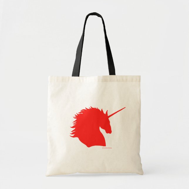 Tote Bag "Licorne rouge Sigil" Fourre-tout (Devant)