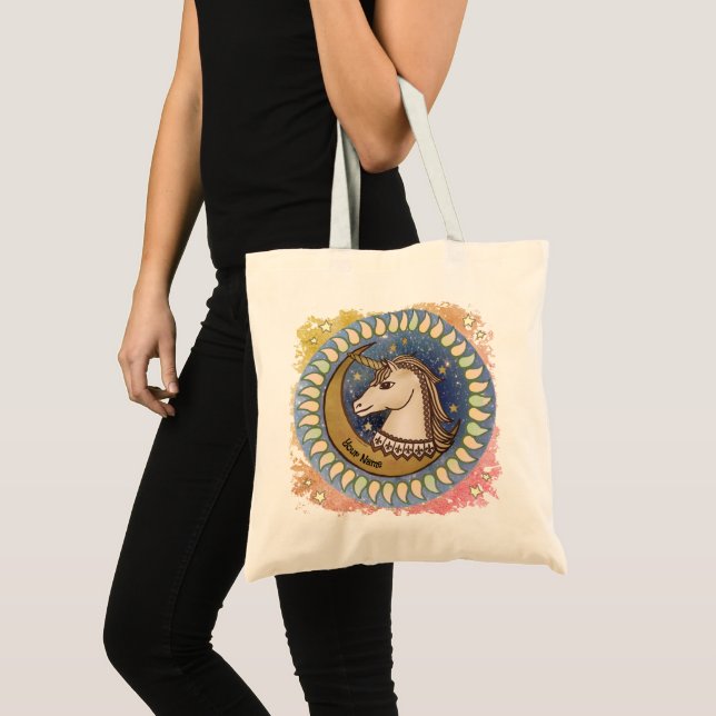 Tote Bag Licorne si Brave (Devant (produit))