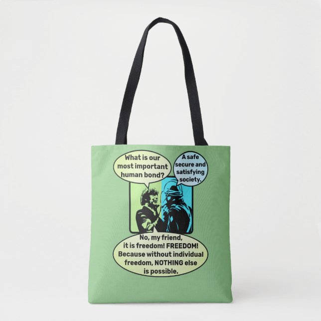 Tote Bag Lien humain Fourre-tout (Devant)