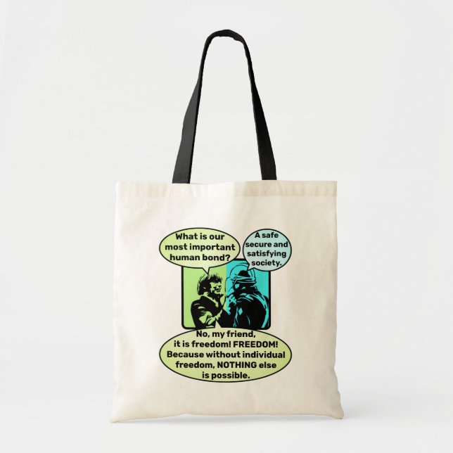 Tote Bag Lien humain fourre-tout (Devant)