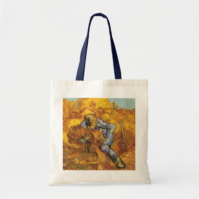 Tote Bag Lieuse de gerbes (d'après Millet) par Vincent van  (Devant)