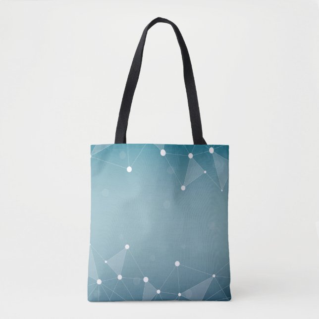 Tote Bag Ligne abstraite Arrière - plan (Devant)