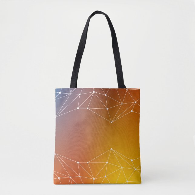 Tote Bag Ligne abstraite Arrière - plan (Devant)