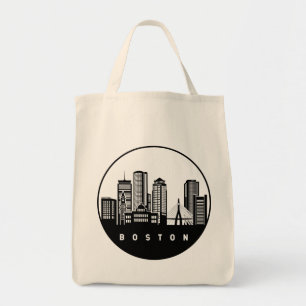Tote Bag Ligne aérienne du Massachusetts de Boston
