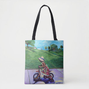 Tote Bag Ligne d'arrivée mignonne Fourre-tout