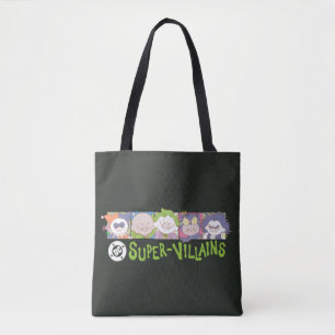 Tote Bag Ligne de dessins animés des Super-Vilains de DC