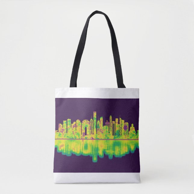 Tote Bag Ligne de Hong Kong China (Devant)