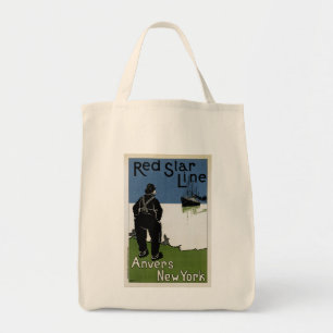Tote Bag Ligne étoile rouge