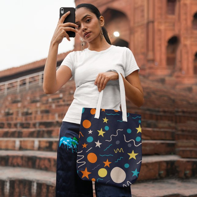 Tote Bag Lignes de géo (Créateur téléchargé)