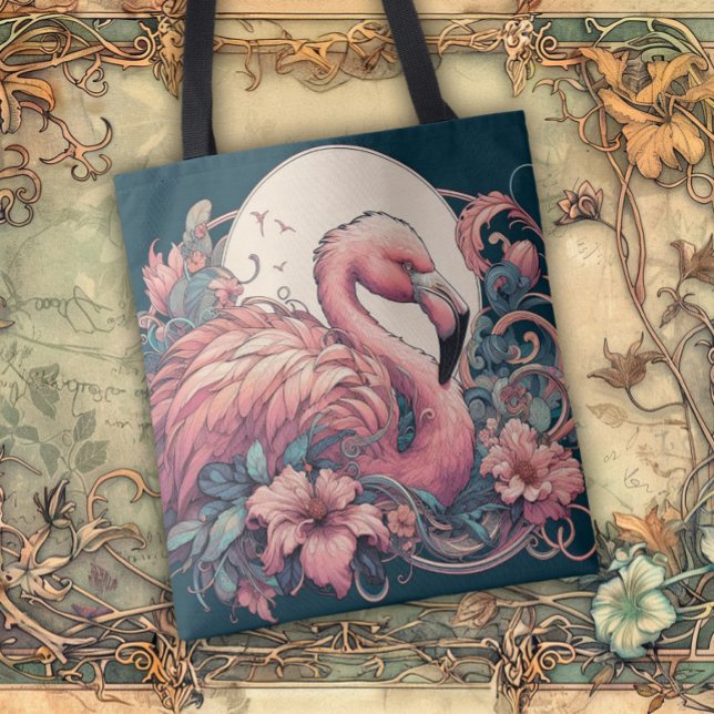 Tote Bag Lignes fluides de beauté Art Nouveau (Créateur téléchargé)
