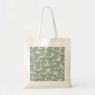 Tote Bag Lignes vertes Sage