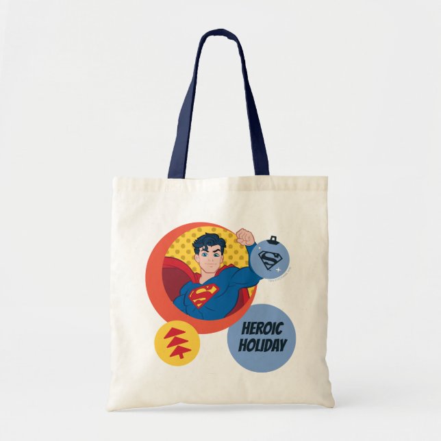 Tote Bag Ligue de Justice Superman Holiday Bauble (Devant)