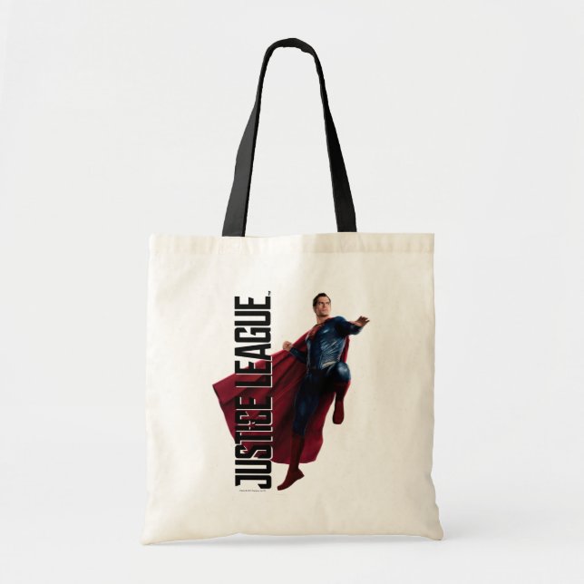 Tote Bag Ligue de Justice | Superman Sur Le Champ De Batail (Devant)