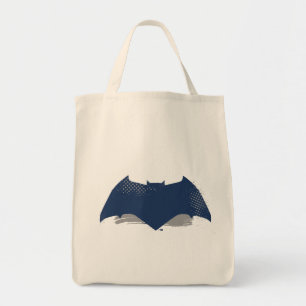 Tote Bag Ligue de Justice   Symbole Batman de brosse et dem