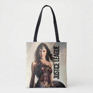 Tote Bag Ligue de Justice   Wonder Woman Sur Le Champ De Ba