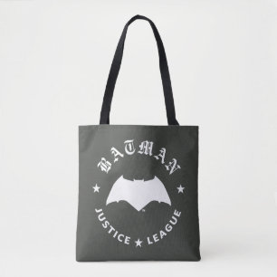 Tote Bag Ligue de la justice  Batman Retro Bat Emblem