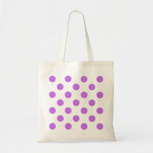 Tote Bag Lilac et pois blancs