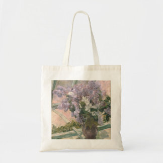 Tote Bag Lilacs dans la fenêtre par Mary Cassatt Peintre am