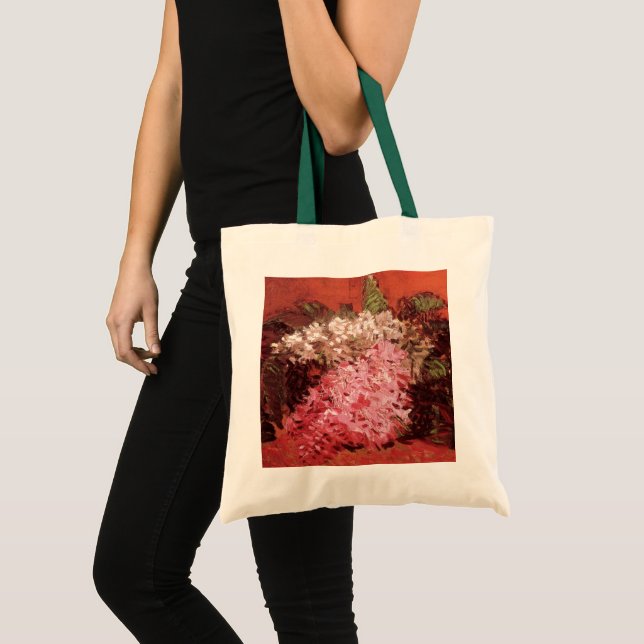 Tote Bag Lilacs roses par Vincent van Gogh, Fleur de la vie (Devant (produit))