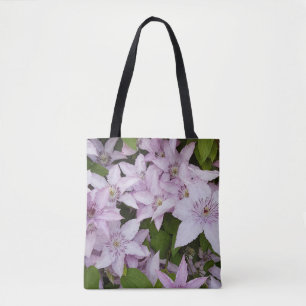 Tote Bag lilas, clematis, belle, fleur, fleur lilas,