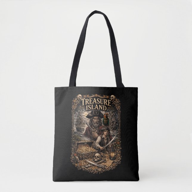 Tote Bag L'île au trésor (Devant)
