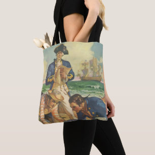 Tote Bag L'île au trésor, Contes de fées vintage Pirates
