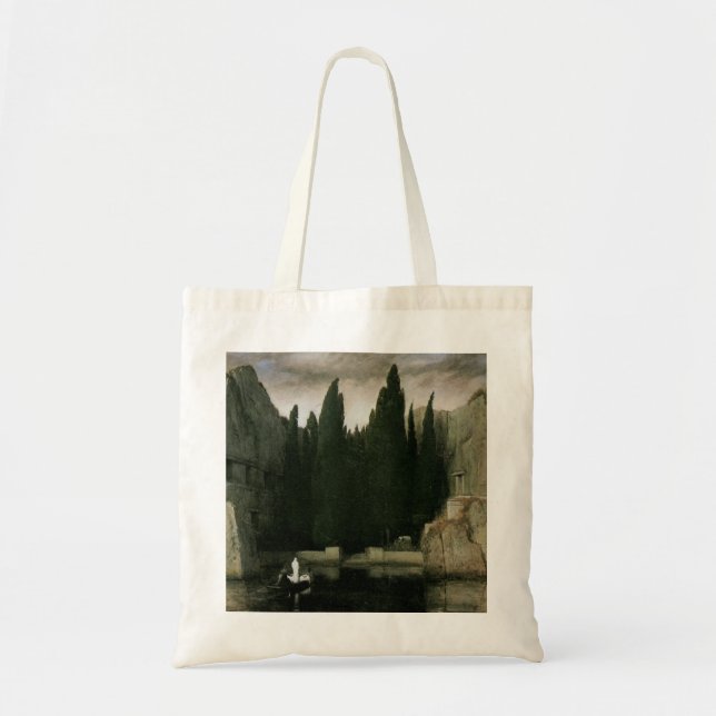Tote Bag L'île des morts par Arnold Bocklin, Symbolisme Art (Devant)
