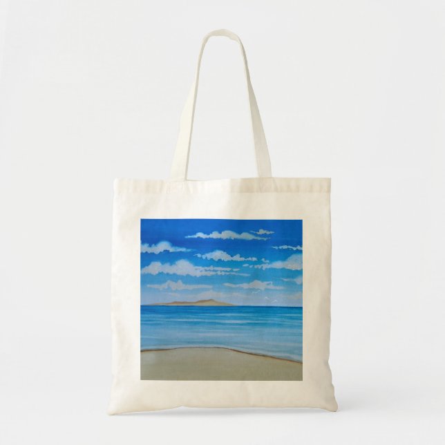 Tote Bag L'île tropicale (Devant)